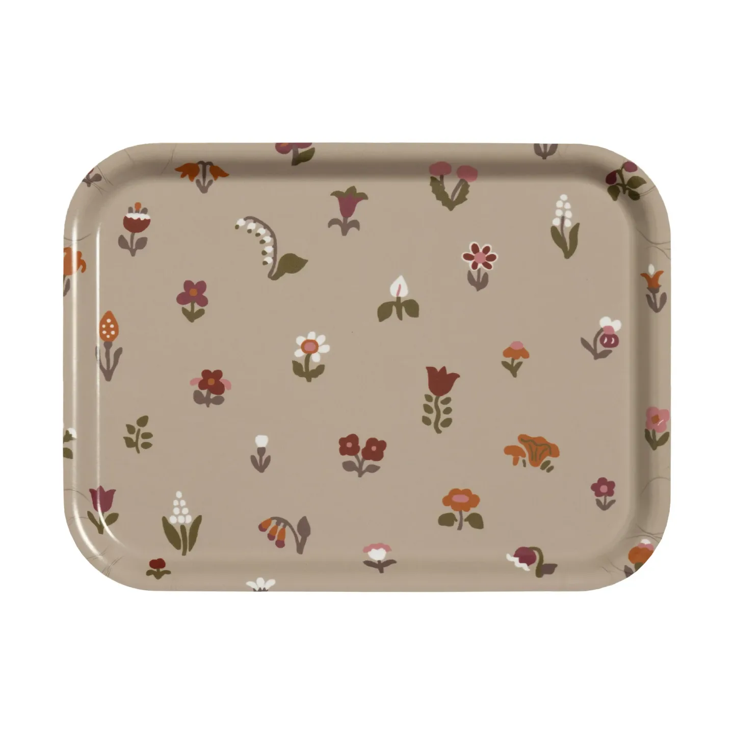 Almedahls Brunnsparken Tablett 20x27 cm Taupe