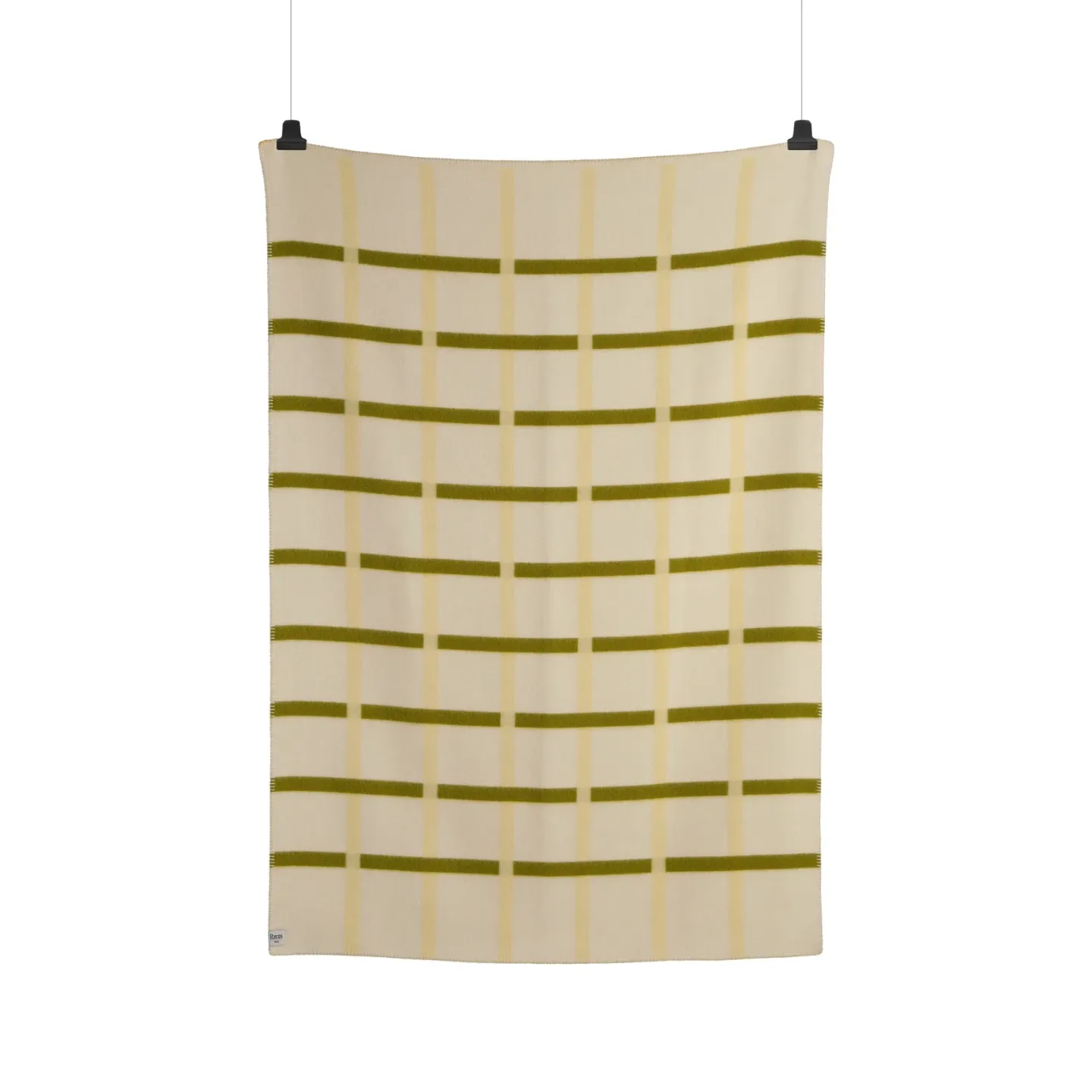Røros Tweed Knut Decke 135x200 cm Lime