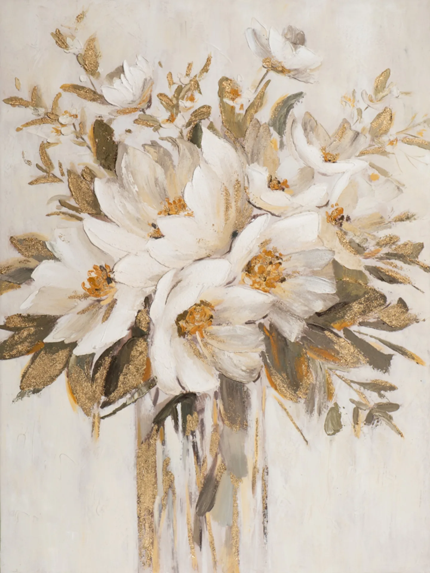 image LAND Gemälde Goldene Blumen | Schubiger Möbel