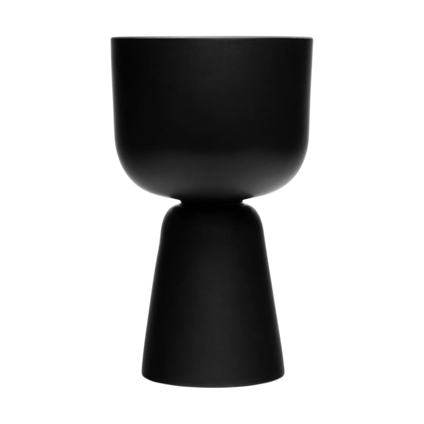 Iittala Nappula Blumentopf Matt schwarz, 23x19 cm