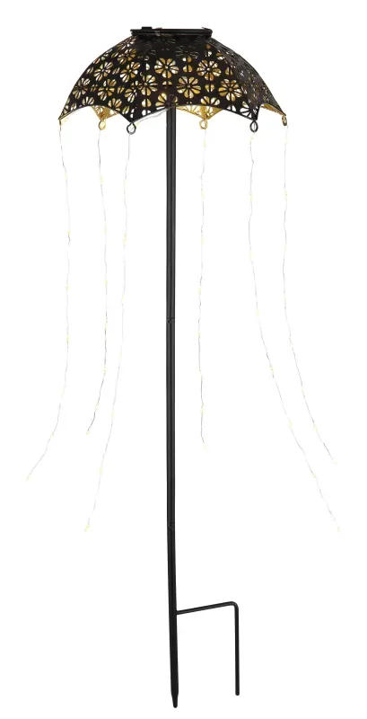 Globo Lighting - Umbrella - Solcellslampa - Svart