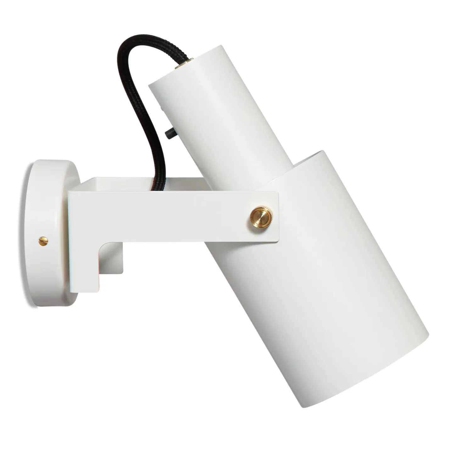 Rubn - Volume 2 Wall Small Direct - White/Brass - Sänglampor - Niclas Hoflin - Guld,Vit - Metall