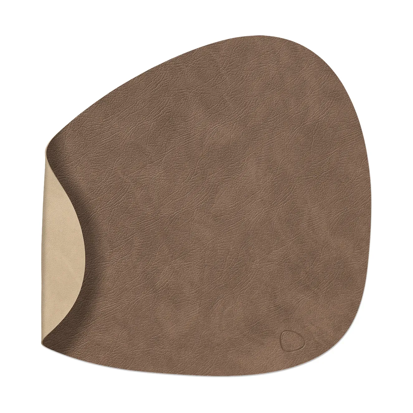 LIND DNA Cloud-Nupo Platzdecke reversibel curve L 1 St. Brown-sand