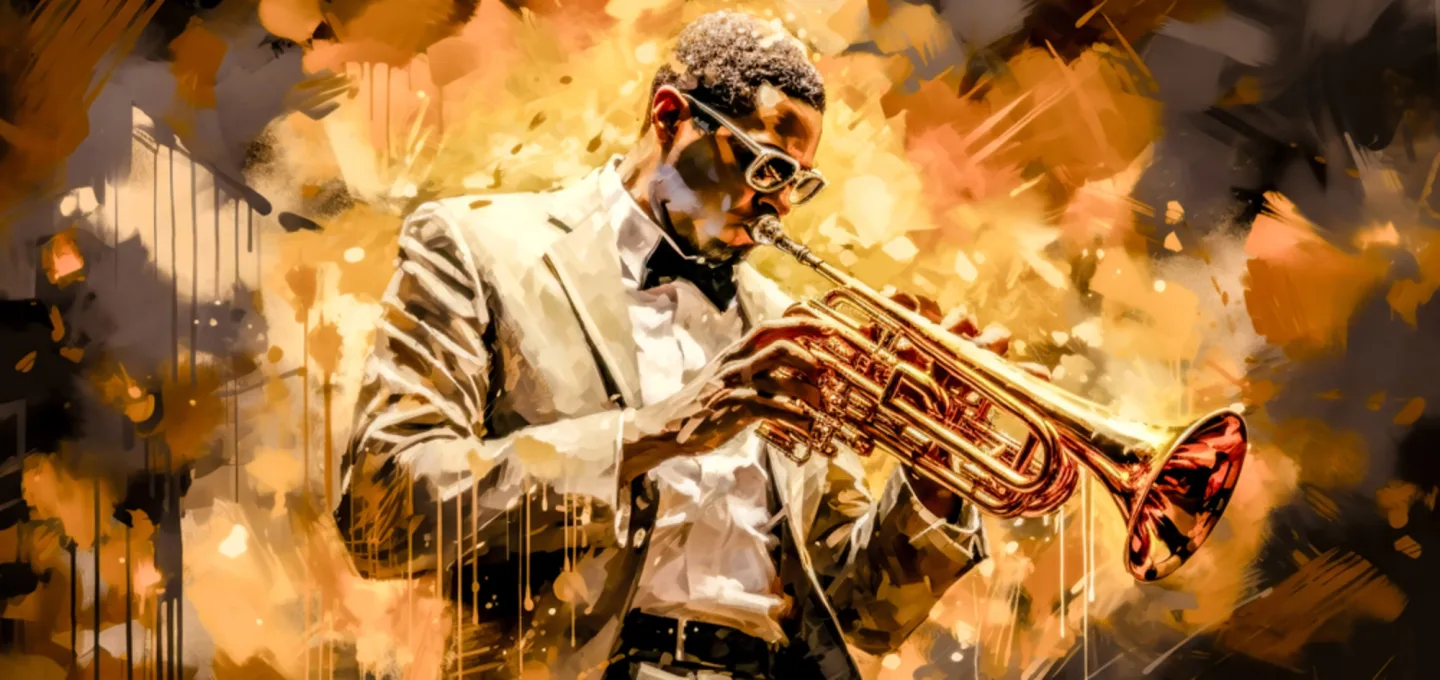 image LAND Acrylglasbild Golden Sounds | Schubiger Möbel