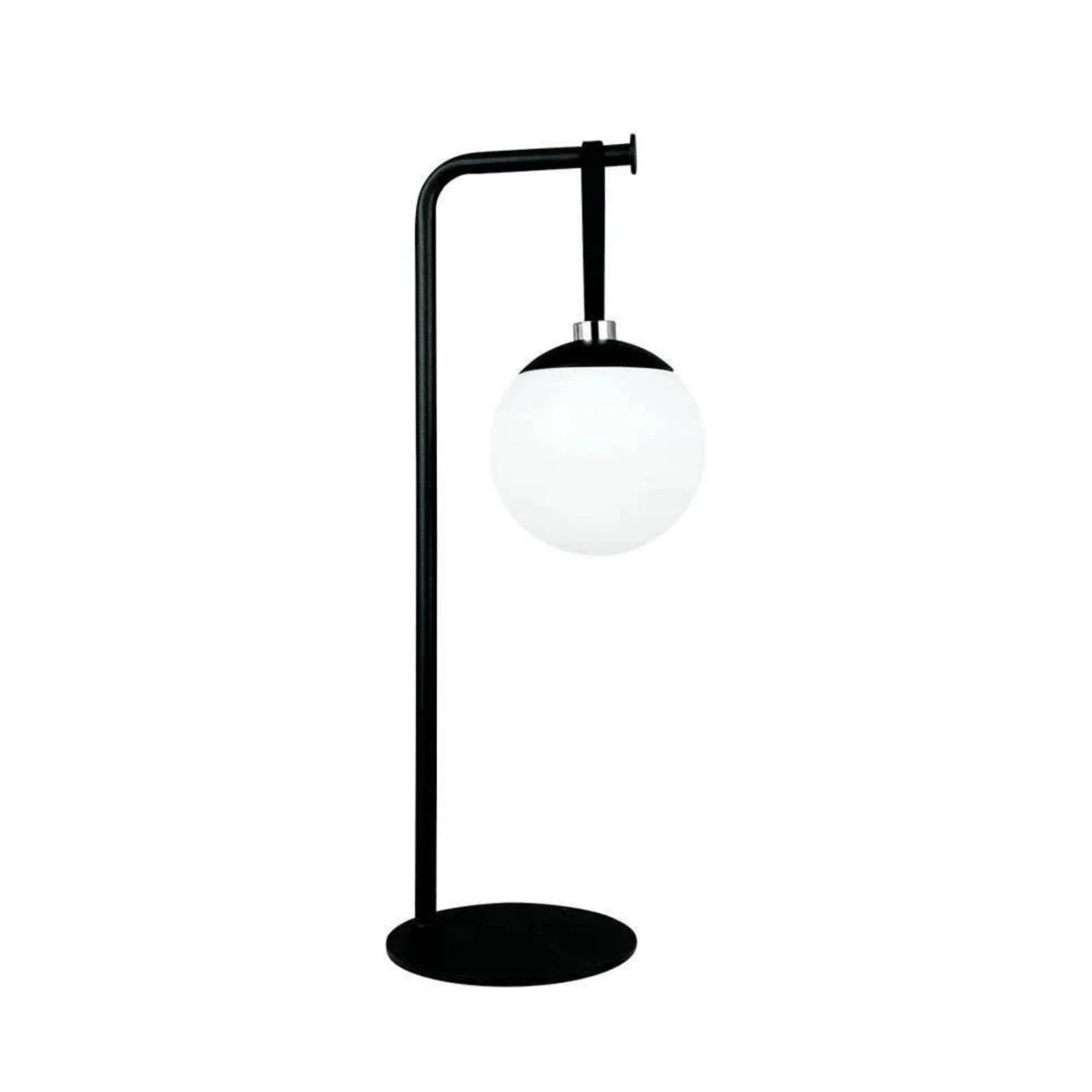 Odin LED-pendellampe med batteri, sort/hvid - Dyberg Larsen - Terrasse - Skandinavisk - Plastik - Med én lyskilde