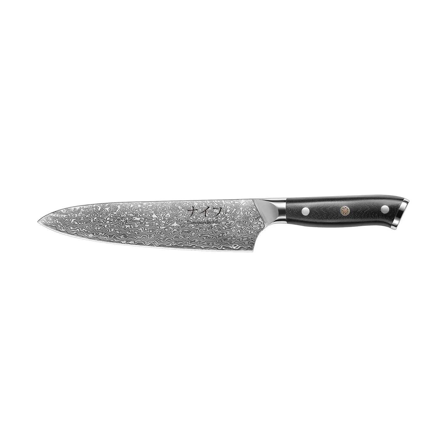 Hâws Damascus By Hâws Kochmesser 32 cm Schwarz-Edelstahl