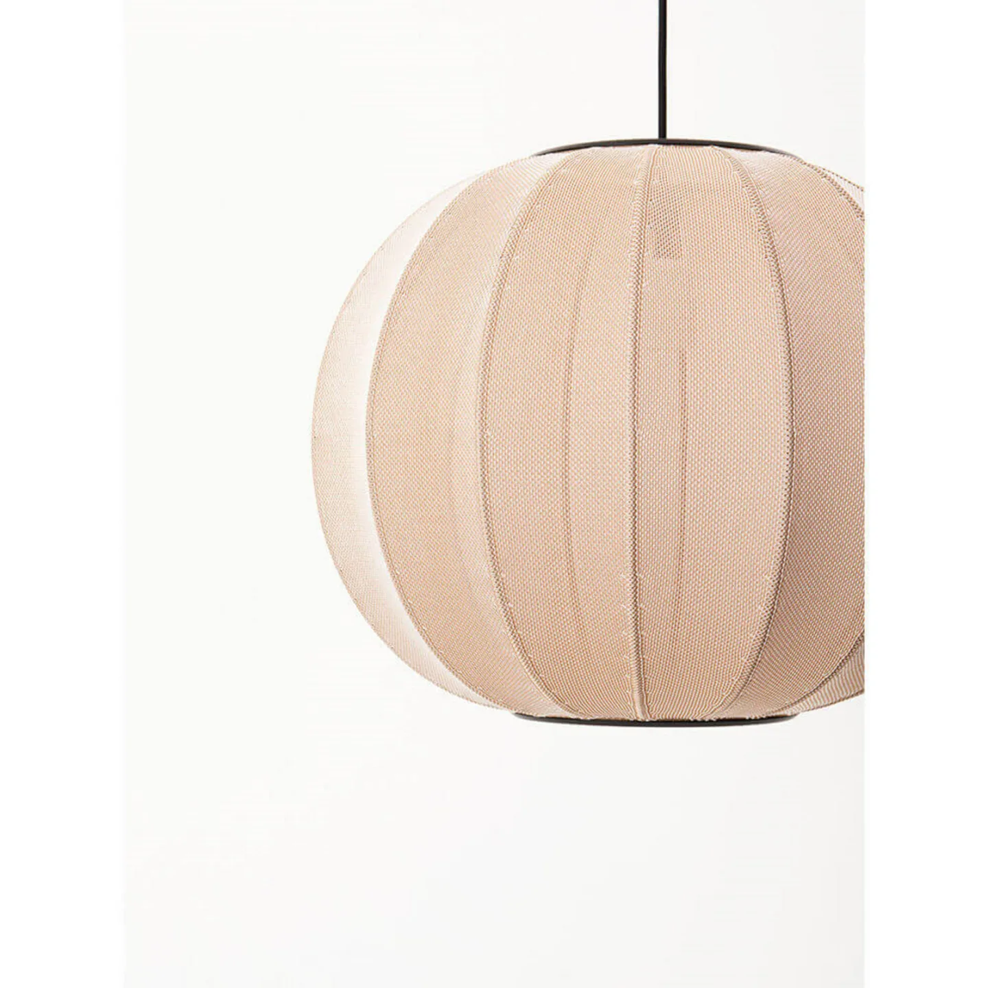 Made By Hand Knit-Wit 45 Round Pendelleuchte Sand stone