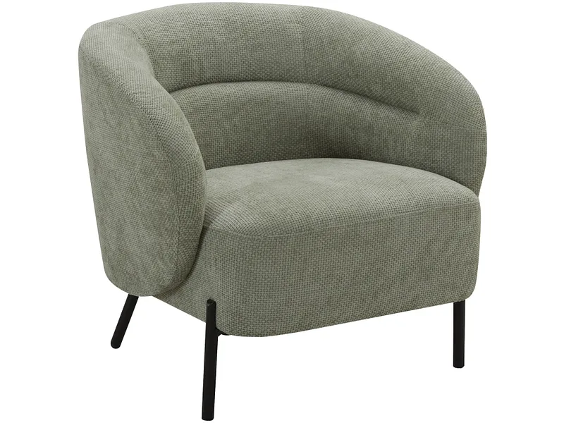 Sessel BALZAC Stoff grün