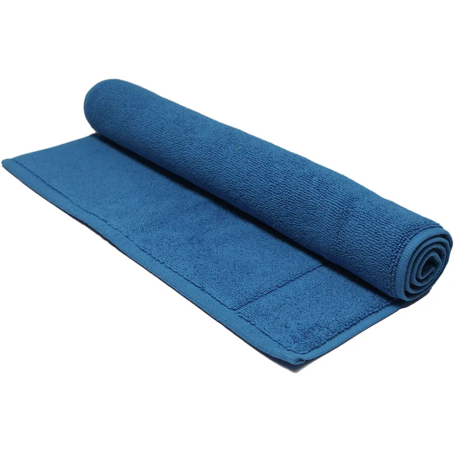 Living Home Badteppich Softfeel royalblau Baumwolle 50 x 80 cm Rechteckig