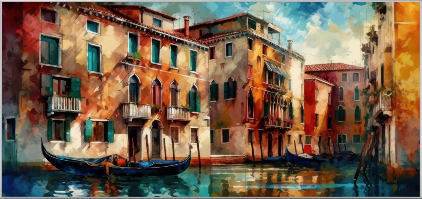 image LAND Bild mit Rahmen Venedig | Schubiger Möbel