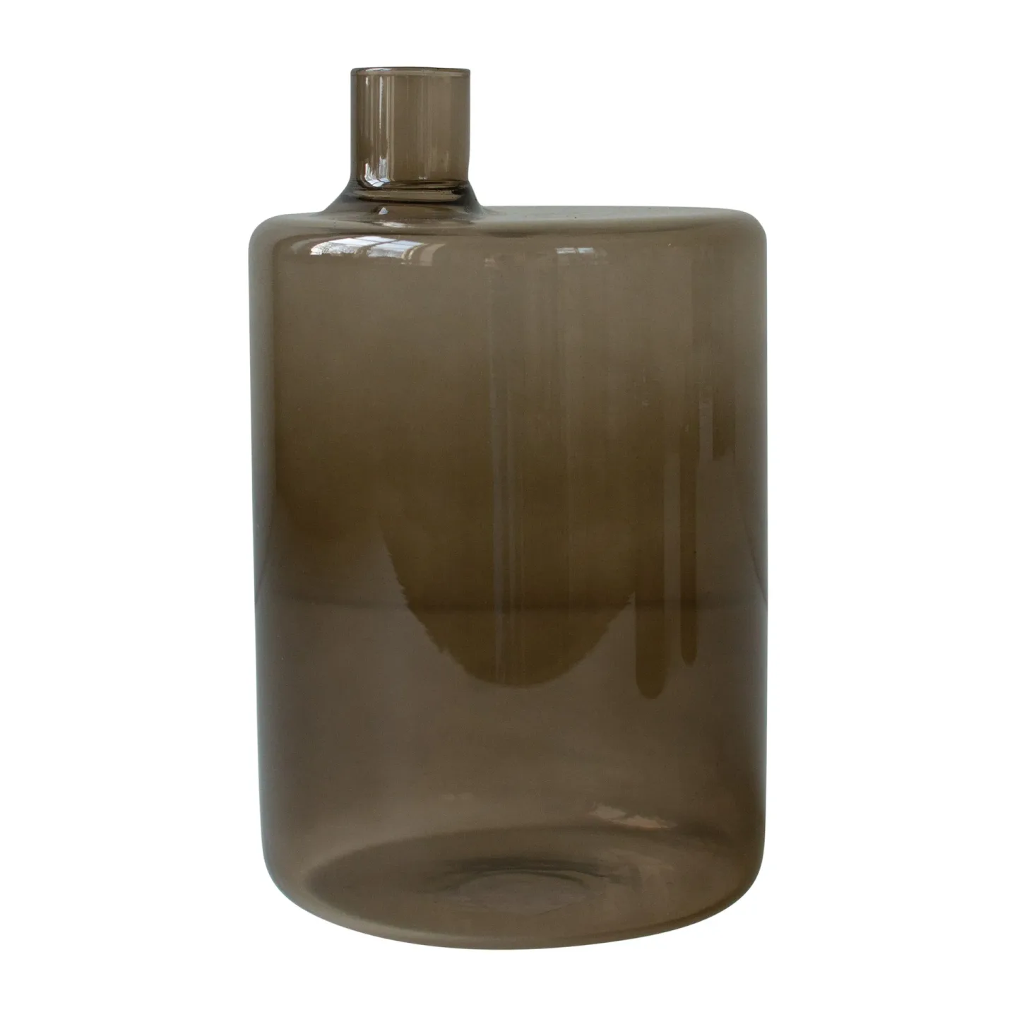 DBKD Pipe Glasvase brown XL