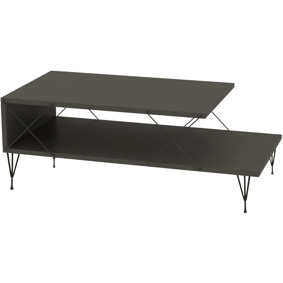 Salontisch Yasam anthrazit melaminbeschichtete Spanplatte B 100 T 50 cm