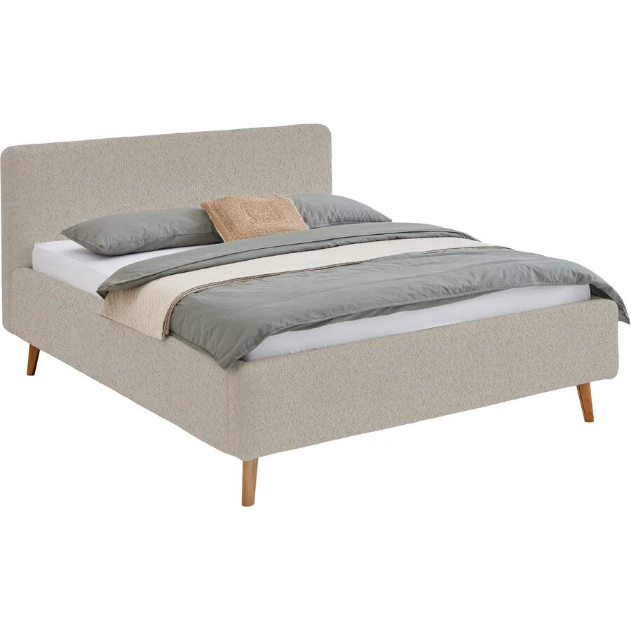 Bett Senja Beige Polyester 180 x 200 cm