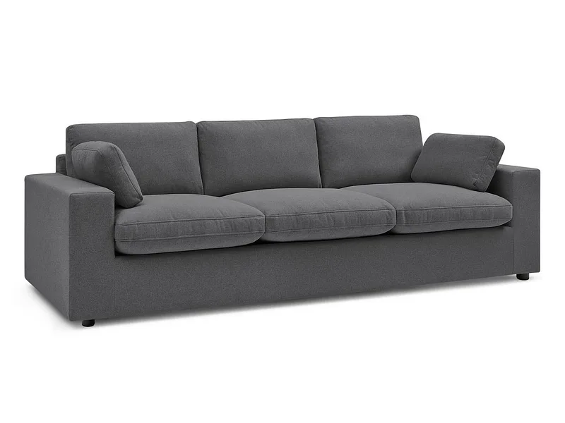 Sofa BOBOCHIC BELAIR Stoff dunkelgrau
