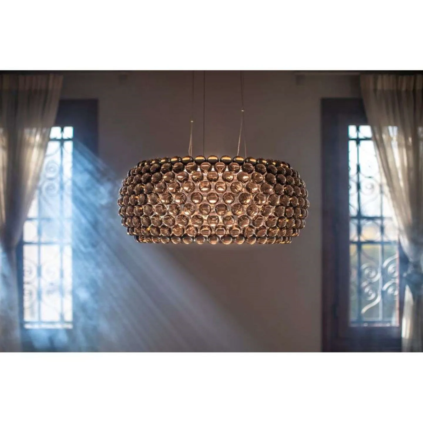 Caboche Plus Grande LED-pendellampe, klar - Foscarini - Spisestue - Glass