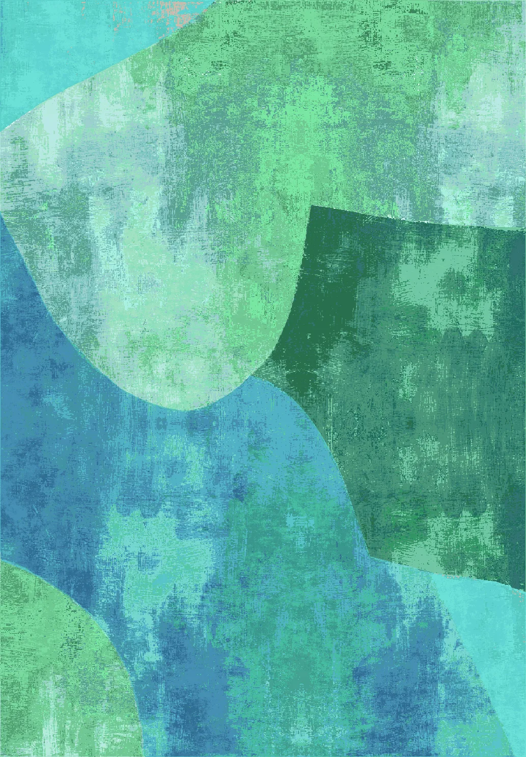 Wilton-teppe - Lazio (grønn) (Størrelse: 200 x 280 cm)
