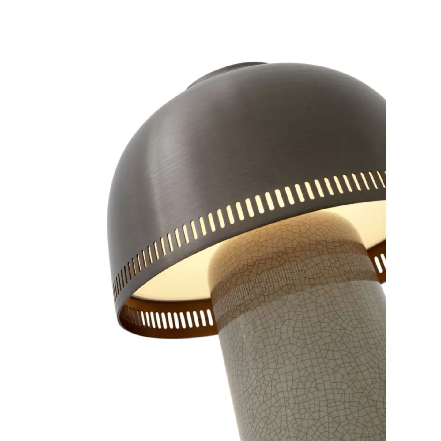 &Tradition Raku SH8 Tischleuchte Beige Grey & Bronze