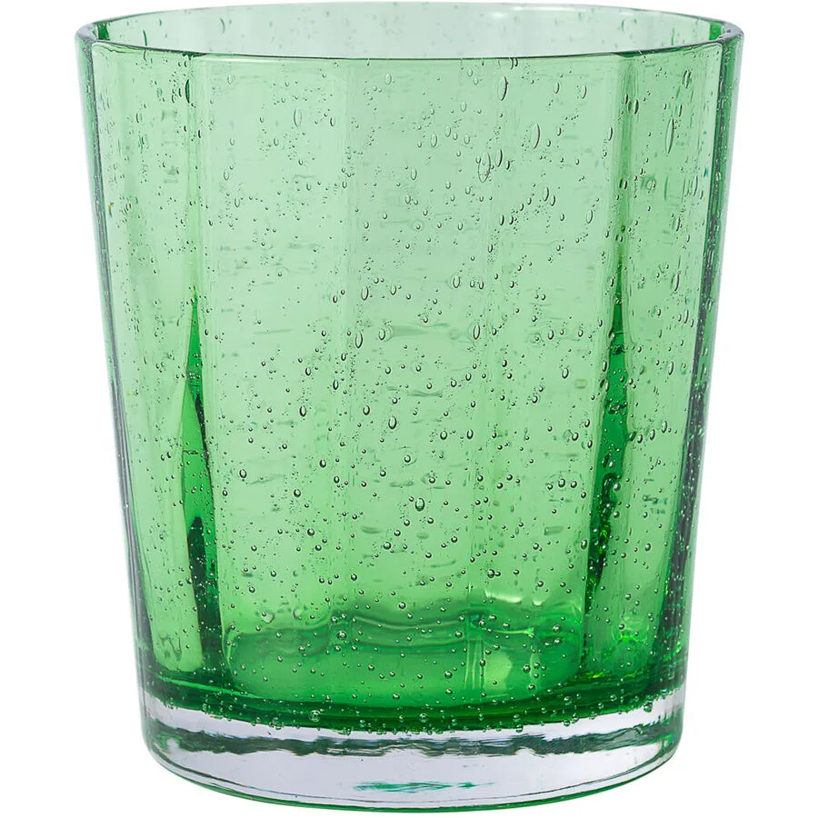 Trinkglas Bubble Grün Glas 0.3 l