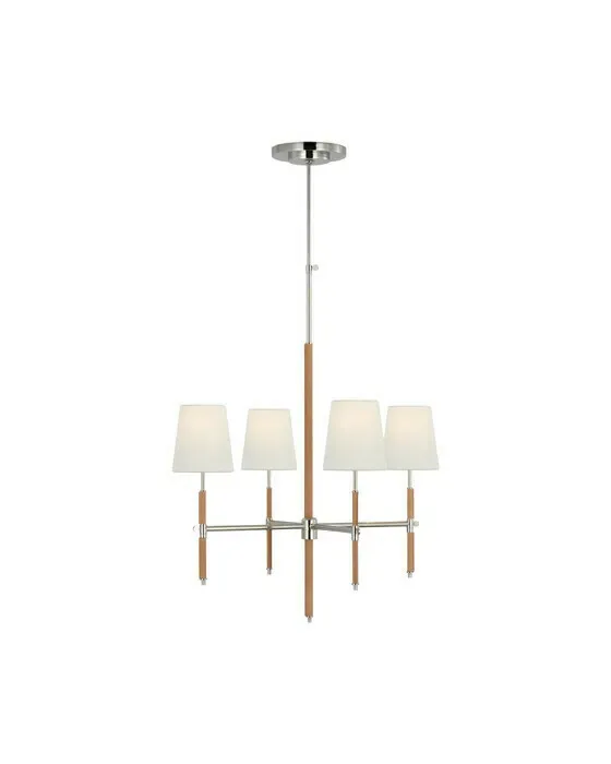 Bryant Wrapped Chandelier Polished Nickel S