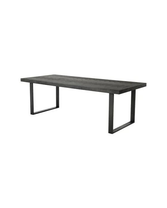 Melchior Dining Table Charcoal Oak 300cm