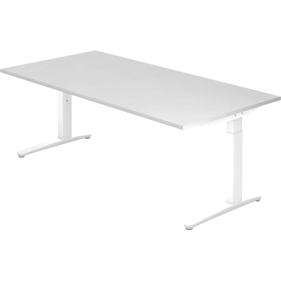 Schreibtisch Office weiss Holzwerkstoff B 200 T 100 cm