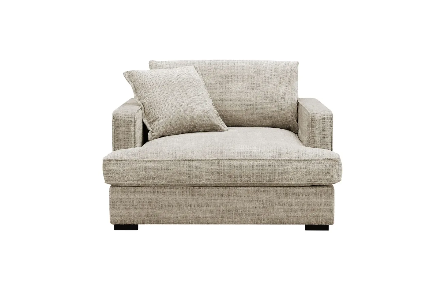 Rossita lyx Extra djup Fåtölj - Beige Chenille