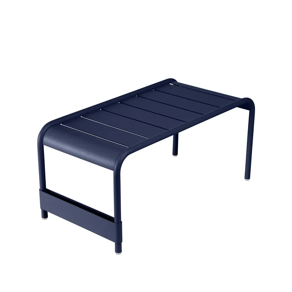 Fermob Luxembourg bord/fotpall Deep blue (blå), large