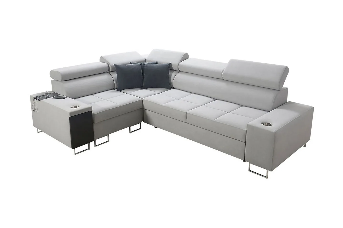 Morenia 3-sits Hörnbäddsoffa Universal - Vit