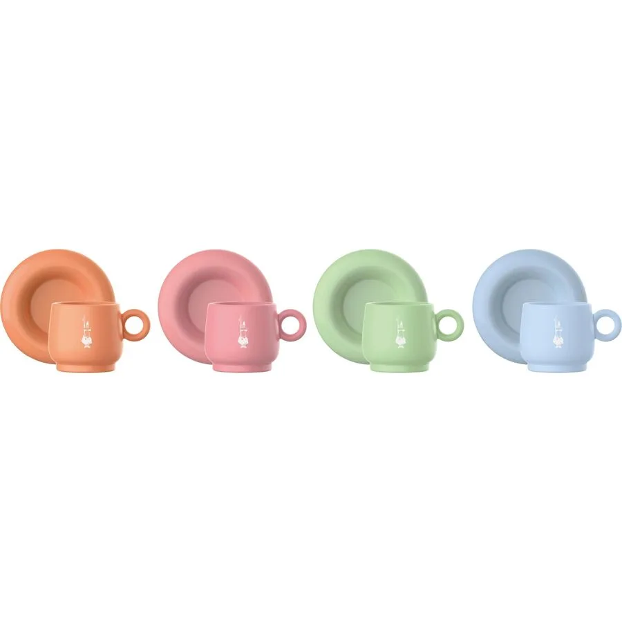 Espressotassen-Set Bialetti Orange 60 ml