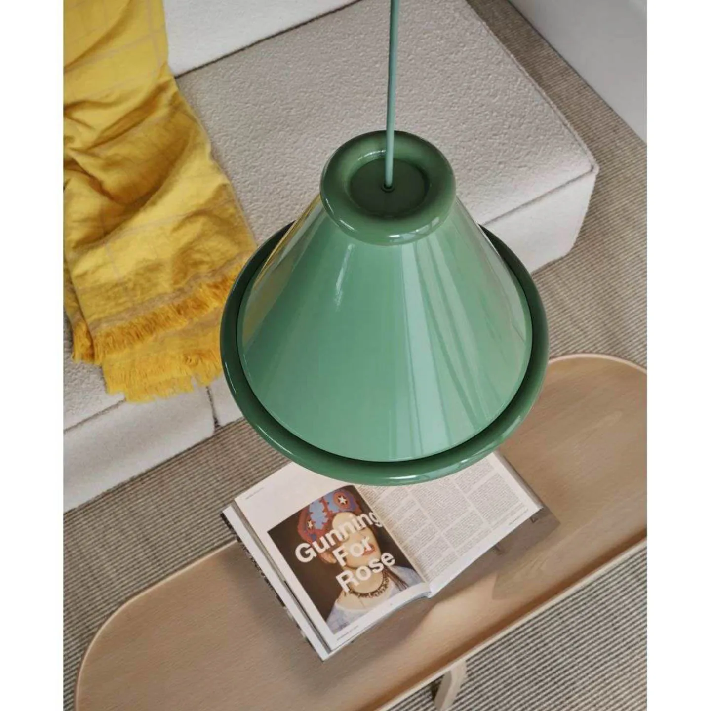 Belid Belle Pendelleuchte Ø36 cm Pale green-reseda green