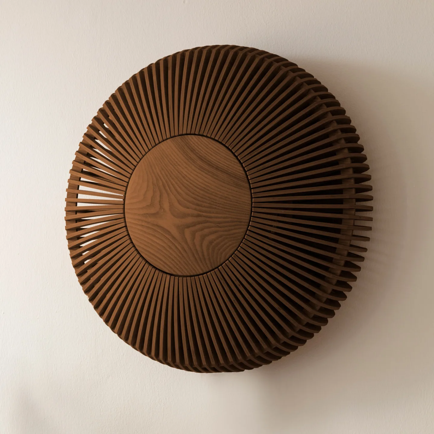 Clava Up Wood Væg-/Loftlampe Medium Dark Oak - UMAGE - Stue - Skandinavisk - Træ - Rund