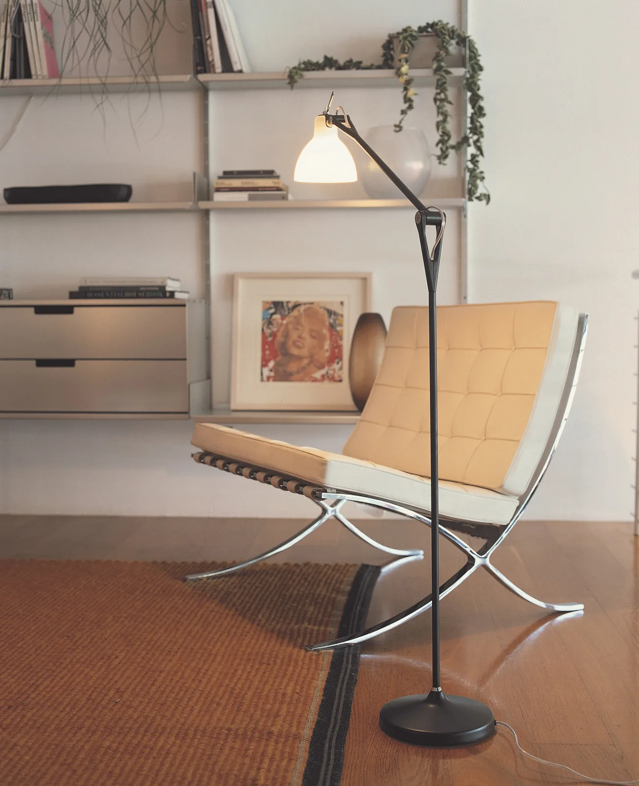 Luxy F1 Stehleuchte Alo/Schwarz - Rotaliana - Wohnzimmer - Metall
