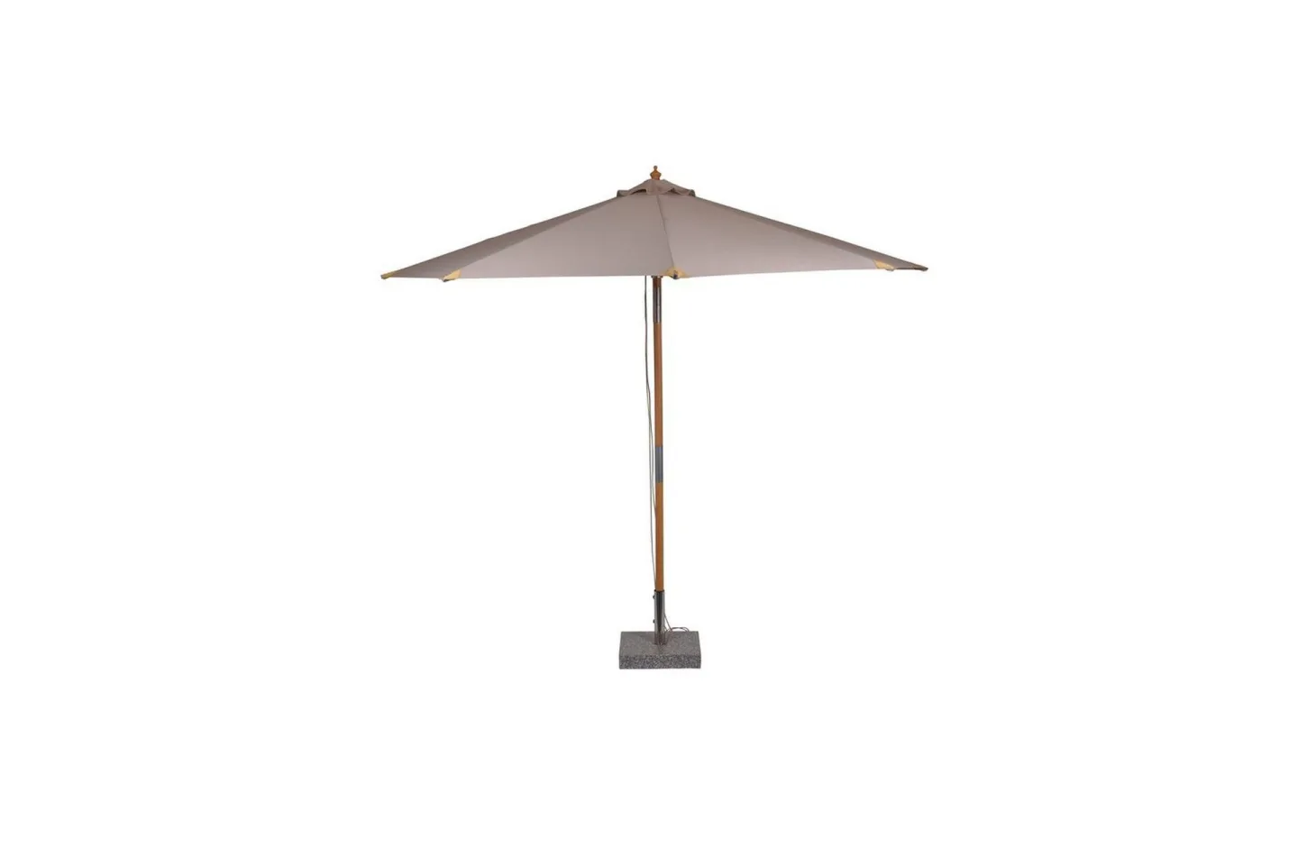Parasoll Fritab Calais 300cm med 48 mm trästativ -