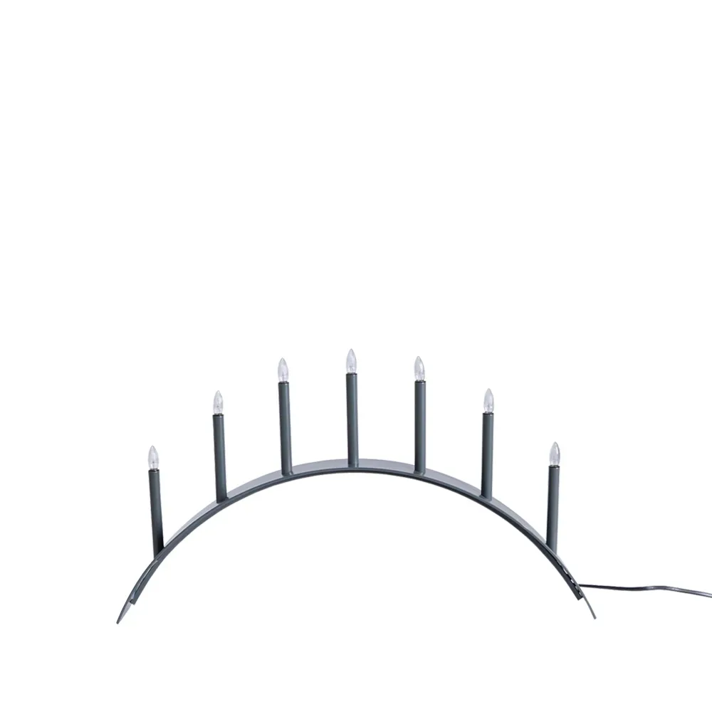 SMD Design Spica Bow 7 adventsljusstake Grå