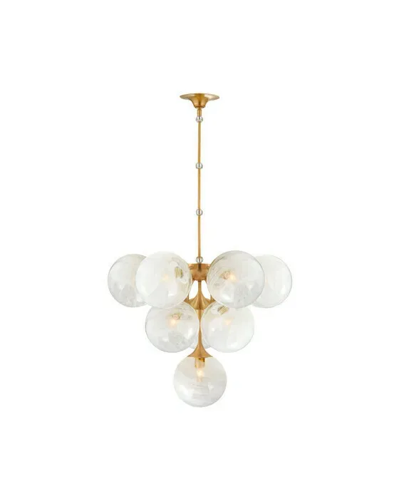 Cristol Tiered Pendant Antique Brass