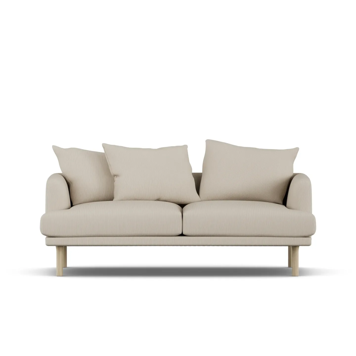 1898 Sjövik Sofa Jump Beige 1956-Eiche weiß geölt, 2,5-sitzig