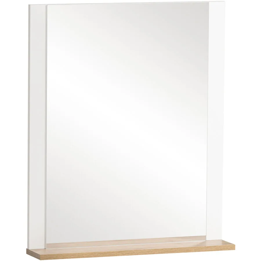 Spiegel Wimmis eiche landhaus/weiss Holzwerkstoff B 59.6 cm H 71.1 cm