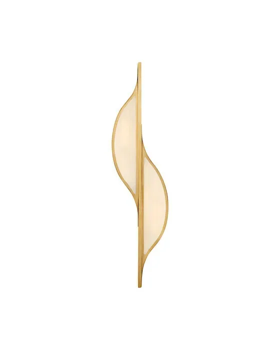 Avant Large Curved Sconce Antique-Burnished Brass