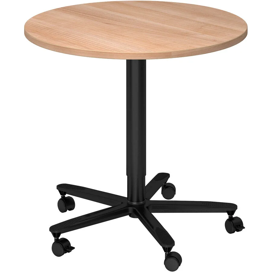 Schreibtisch Office nussbaum Holzwerkstoff Höhenverstellbar B 80 T 80 cm