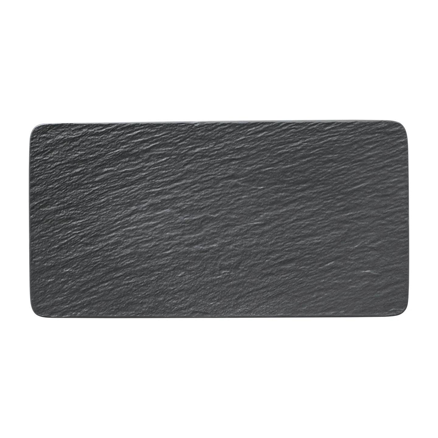 Villeroy & Boch Manufacture Rock Servierteller 18 x 35cm Schwarz