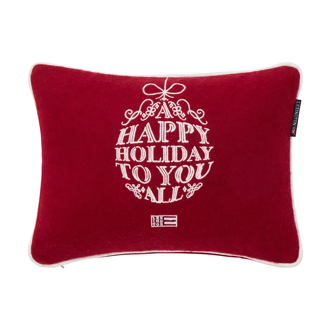 Lexington Ornament ullmix kudde 30x40 cm Red-white