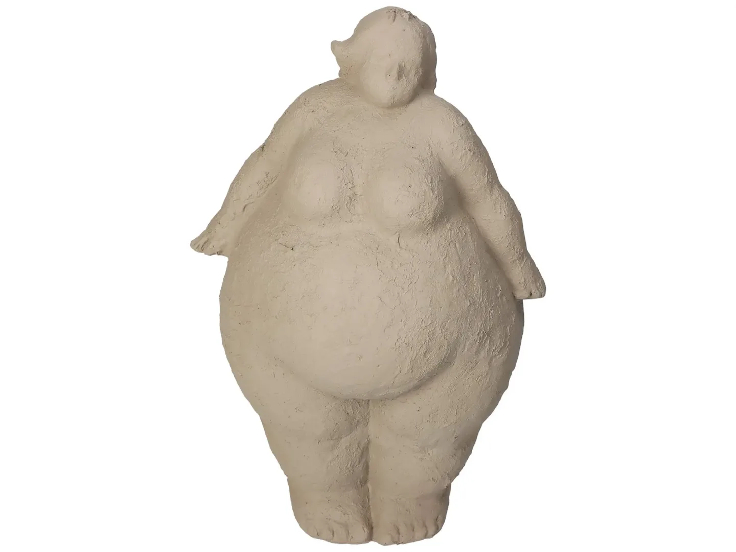 Kersten Figur Big Woman Stehend H: 26 cm Weiss | Schubiger Möbel