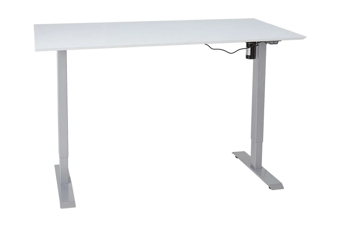 Ergosum 1 Skrivbord 160 cm Höj-och Sänkbar Elektrisk - Gråvit