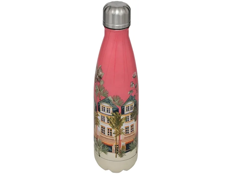 5 FIVE SIMPLY SMART Isotherme Trinkflasche LEONIE 50cl edelstahl rot 4-teilig