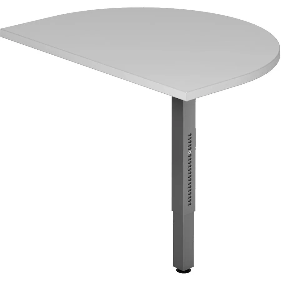 Anbautisch Office grau Holzwerkstoff B 60 T 80 cm
