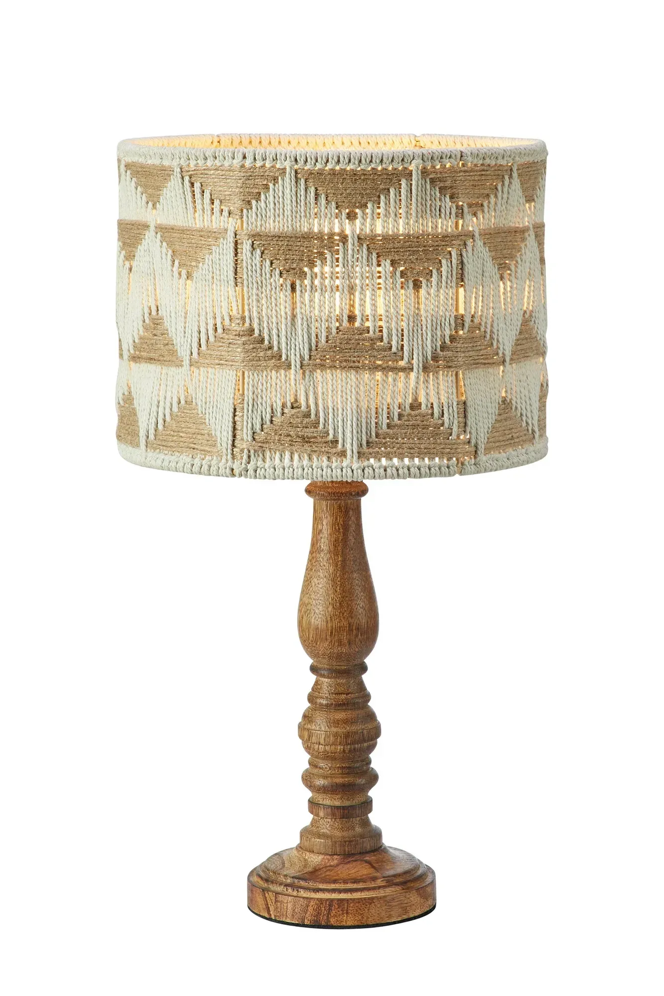 Ano Tischlampe Beige 45 cm
