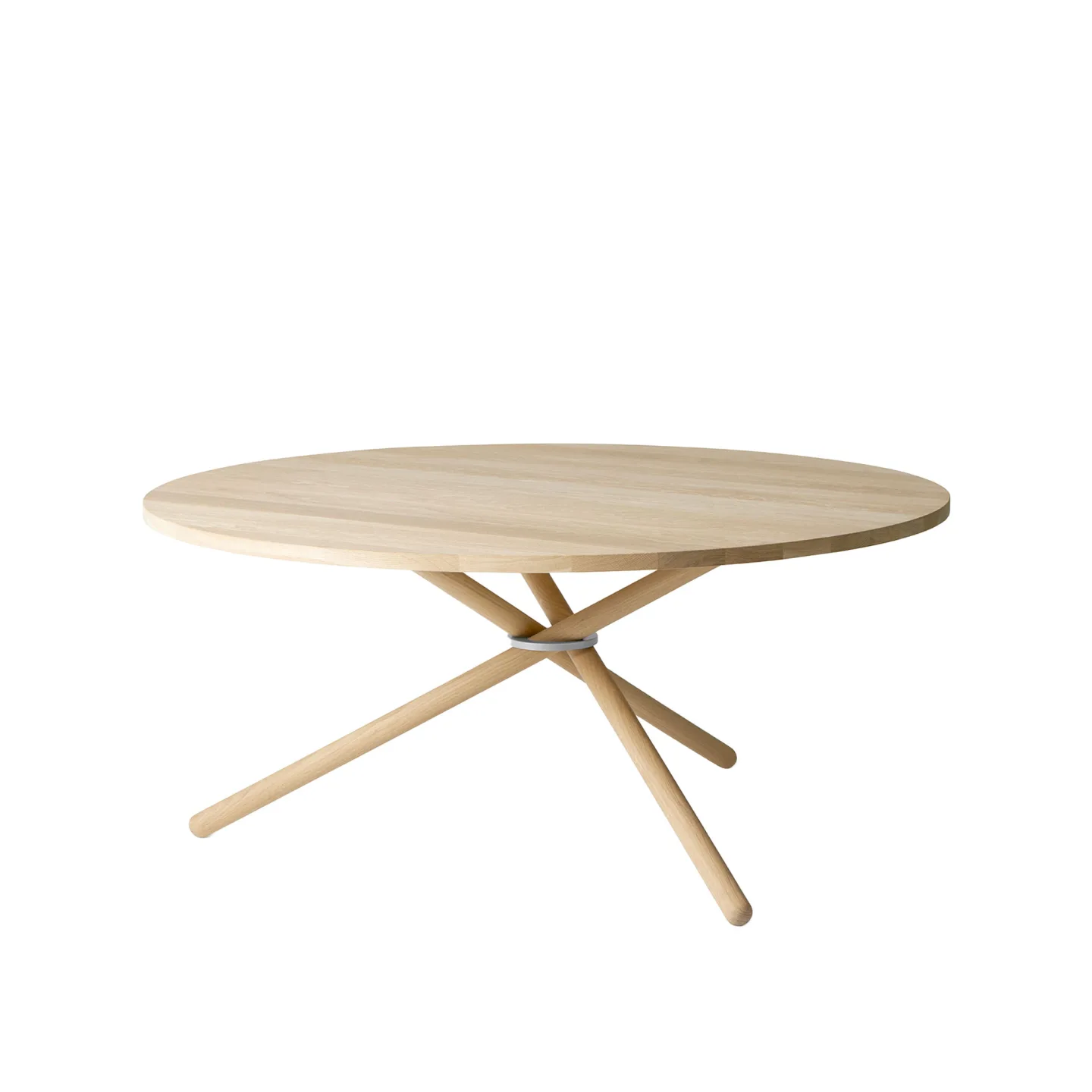 Eberhart Furniture - Edda Coffee Table / Oak Light / Alu Light - Sidobord - Brun - Metall/Trä