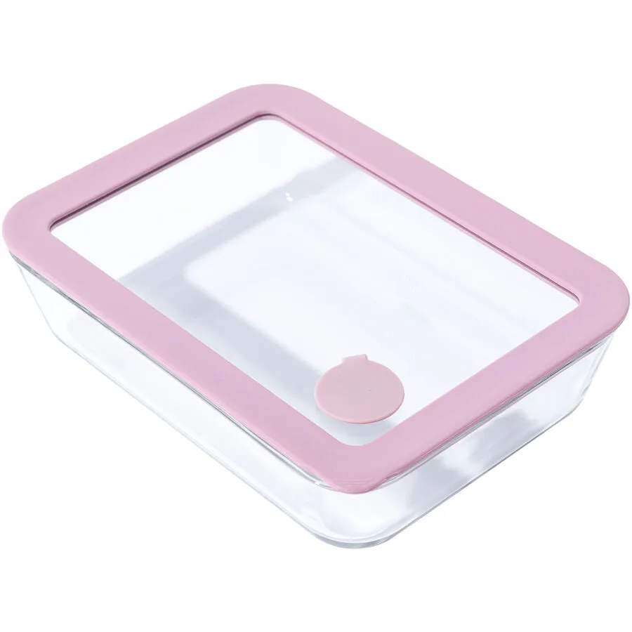 Dana Transparent/Pink Glas/Silikon Glas/Kunststoff T 13.9 cm 0.7 l