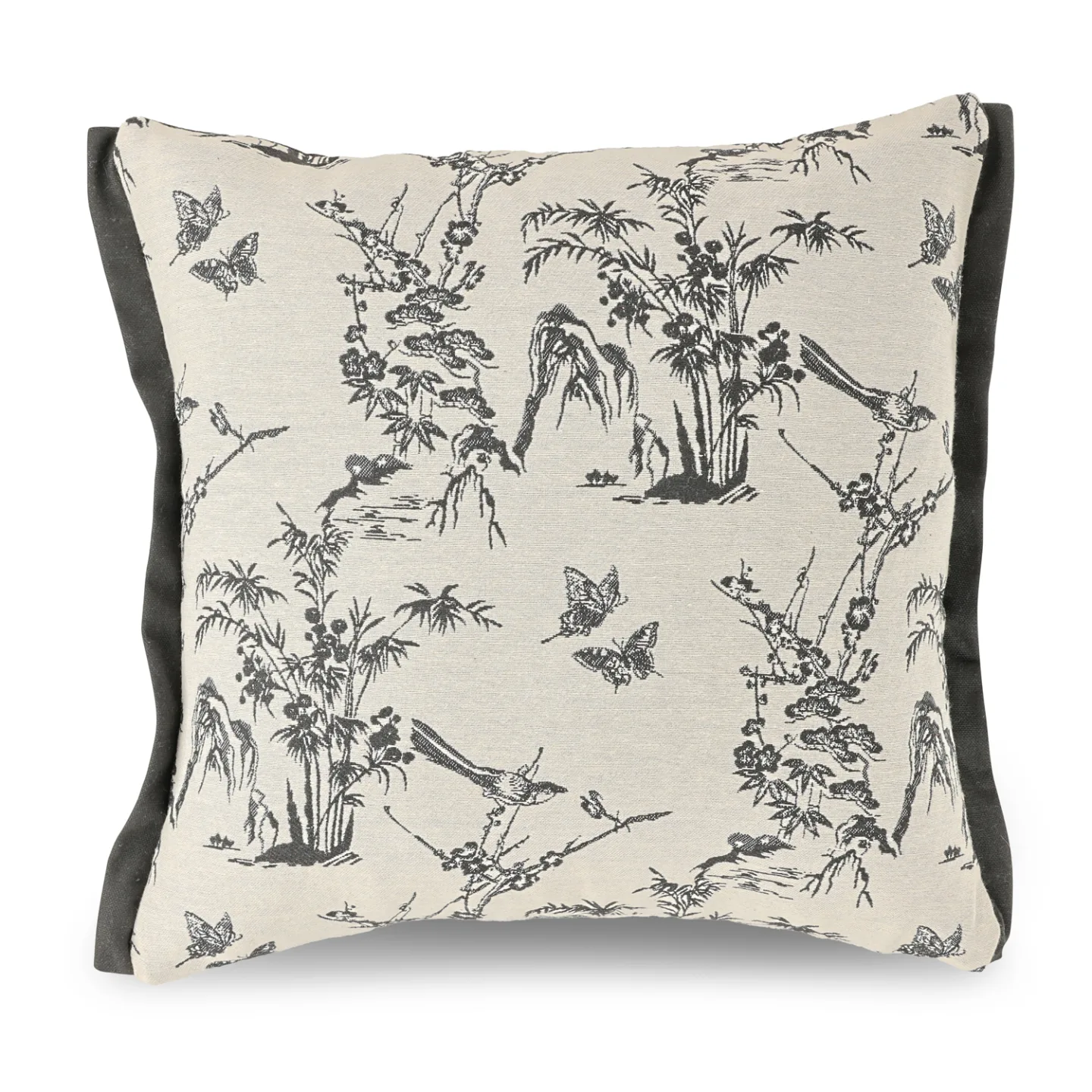 Putetrekk - Viborg Embroidered Cushion Cover (multi) (Størrelse: 45 x 45 cm)