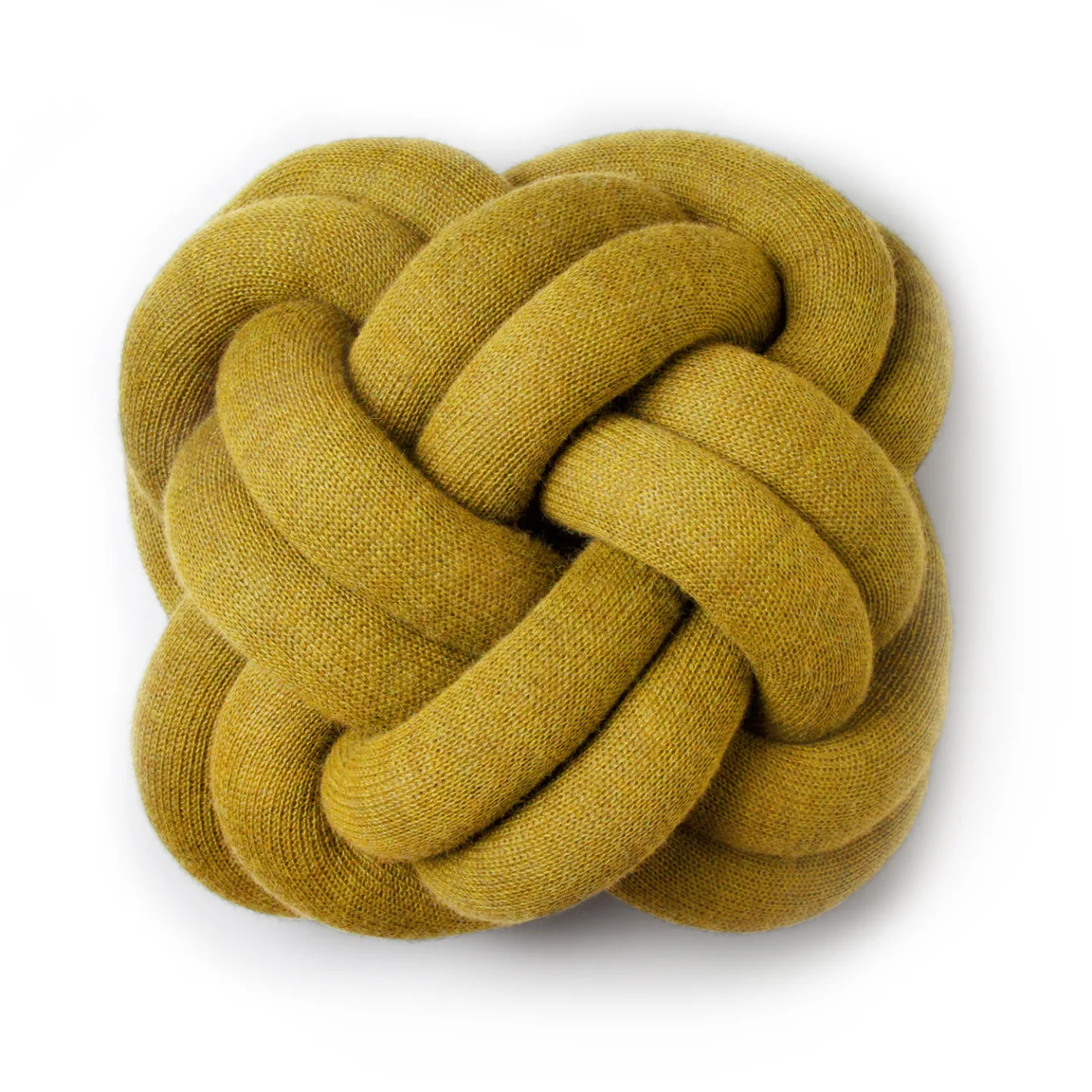 Design House Stockholm - Knot Yellow - Prydnadskuddar och kuddfodral - Ragnheiður Ösp Sigurðardóttir - Gul